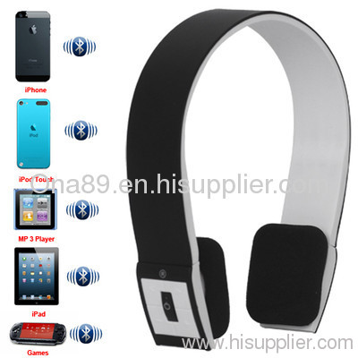 Bluetooth 2ch Stereo Audio Headphone for apple IPad,iPhone,Table PC,PSP,Smartphone
