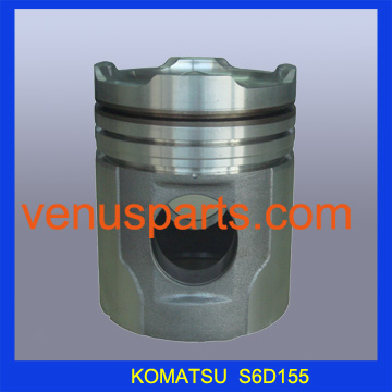 komatsu engine parts s6d155 piston 6127-31-2140