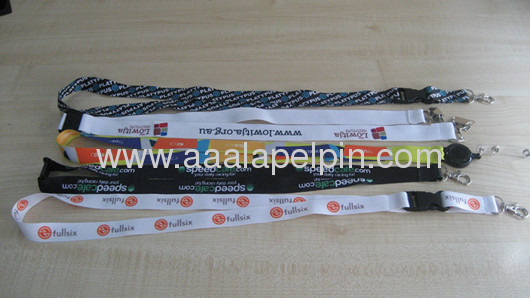 Fashion dye sublimation lanyards with key ring for promotion