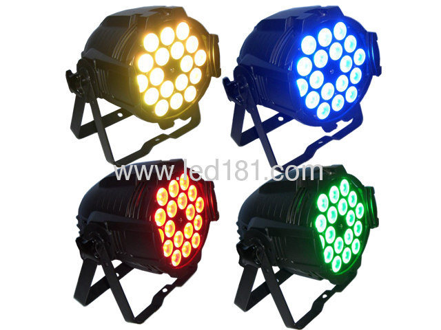 9w 18pcsHIgh power led RGBlight