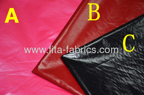 the 100%nylon dyed fabric with coating 