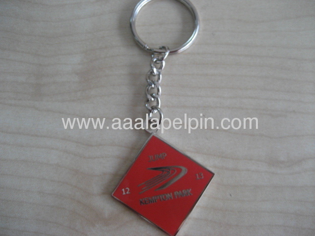 fashion key ring bag hanger embossed enamel keychains