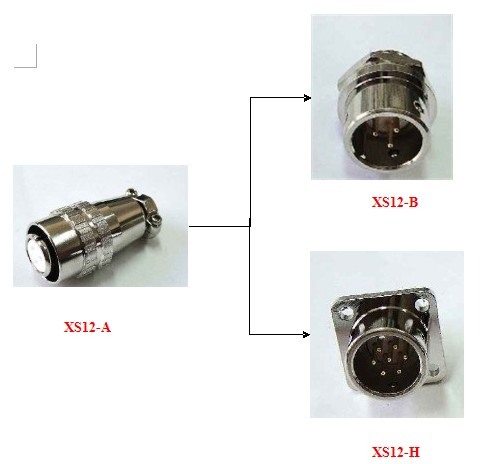 XS12small quick push-pull electric cable connector