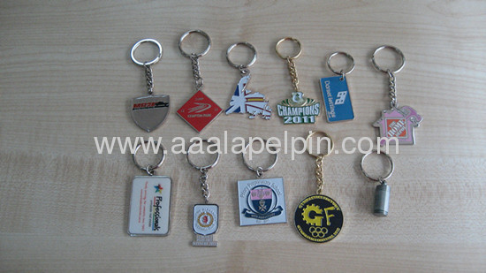 fashion key ring bag hanger embossed enamel keychains