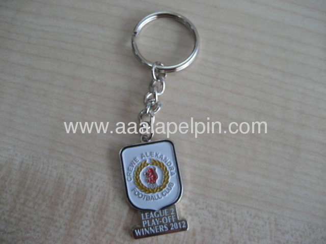 fashion key ring paingtingembossed enamel keychains