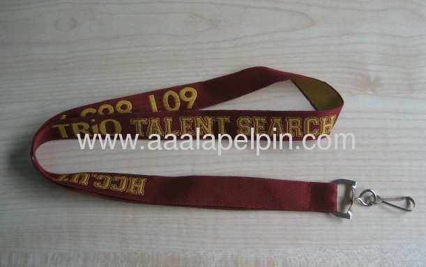 woven lanyards for promotion gift ,fabric woven logo lanyard for your business promotion