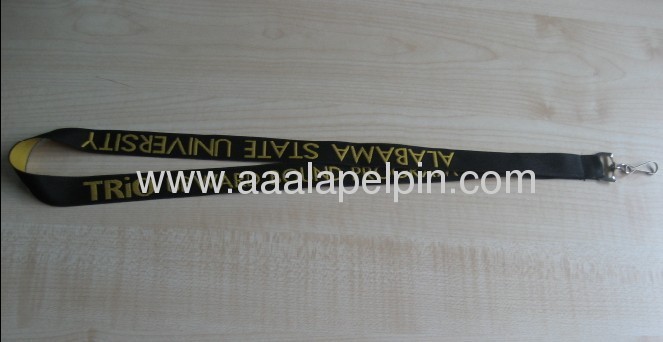 woven lanyards for promotion gift /fabric woven logo lanyard