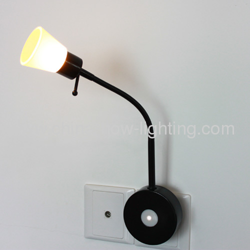 LED Dimmable Plug-in Wall Lamp with Euro-plug Touchable Control