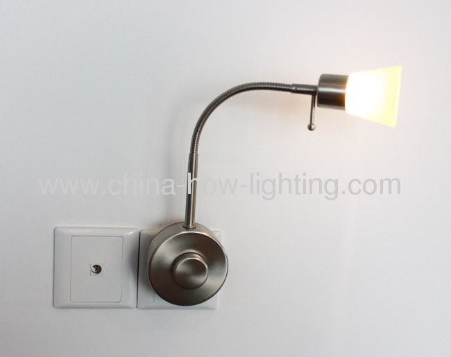 LED Plug-in Wall Lamp Dimmable with Euro-plug Button Control