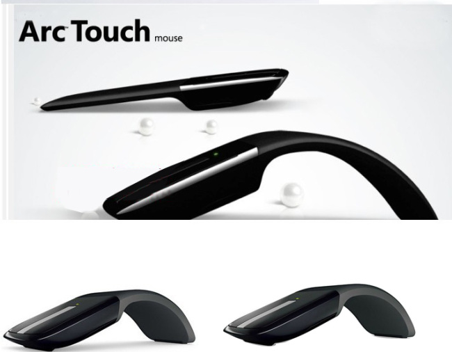 Hot sell touch Arc / Folding 2.4g wireless Microsoft mouse