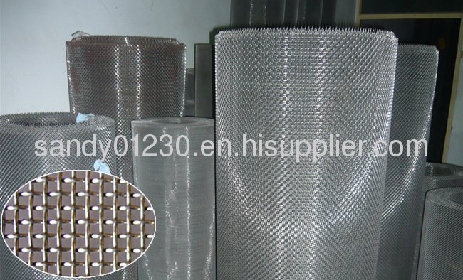 aluminum crimped wire mesh for automotive mesh