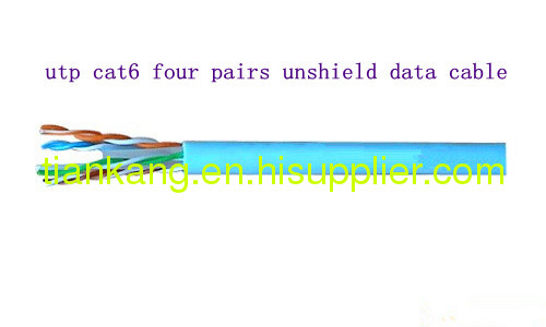 utp cat6 four pairs unshield data cable