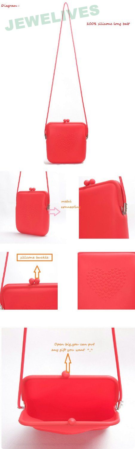 Pop selling Silicone Saddle Bag with Lace design