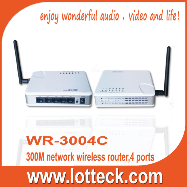 Black and White netwireless router