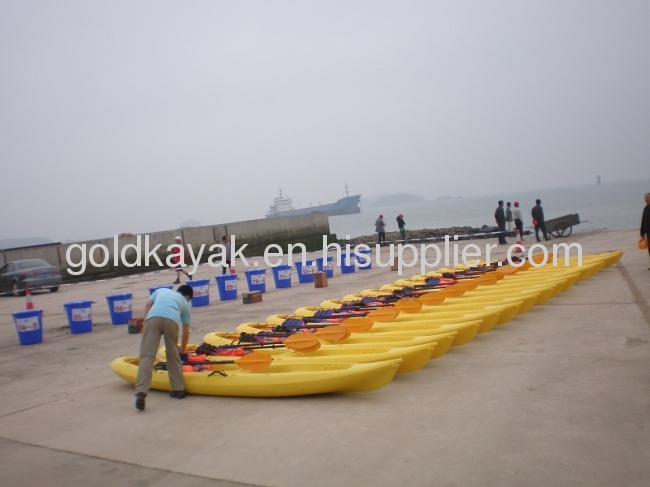 double sit on top kayak/double kayak/two person sit on top kayak/ two seat fishing kayak