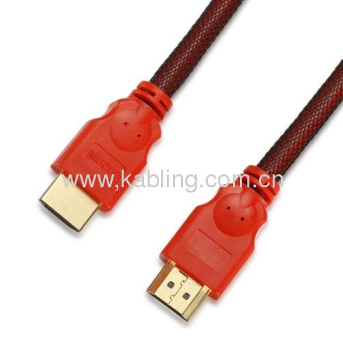 HDMI CABLE A Type Male to A Type Male With Black Nylon Net
