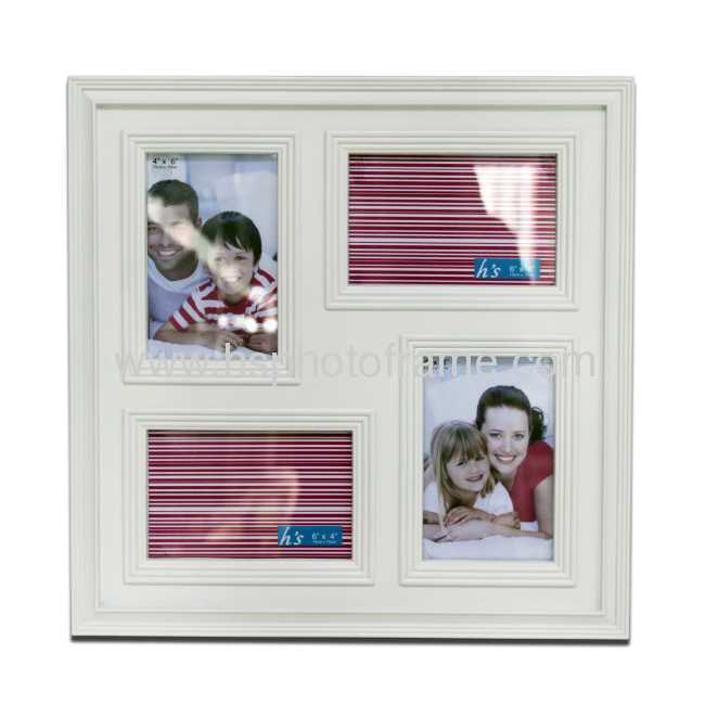 Plastic Injection Photo Frame ,4X6-4 opening