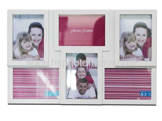 Plastic Injection Photo Frame, 4X6-3&6X4-3 opening,meansures45.5X29X2.7CM