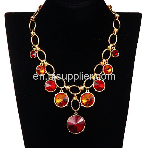 2013 Summer Jewellery Goldplated Rhinestone Collar Bib Necklace Wholesale