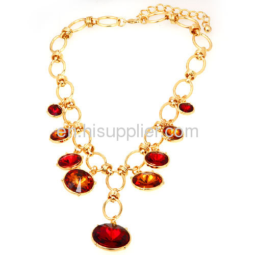 2013 Summer Jewellery Goldplated Rhinestone Collar Bib Necklace Wholesale