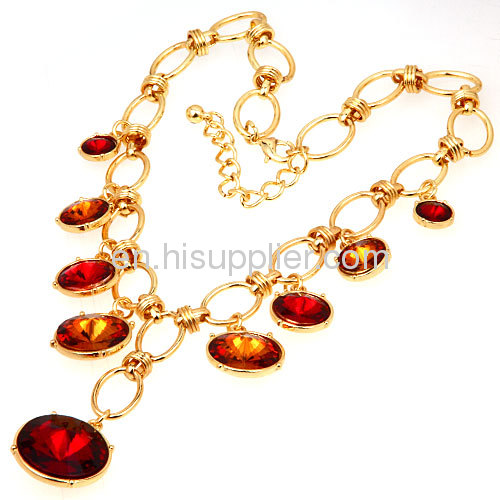 2013 Summer Jewellery Goldplated Rhinestone Collar Bib Necklace Wholesale