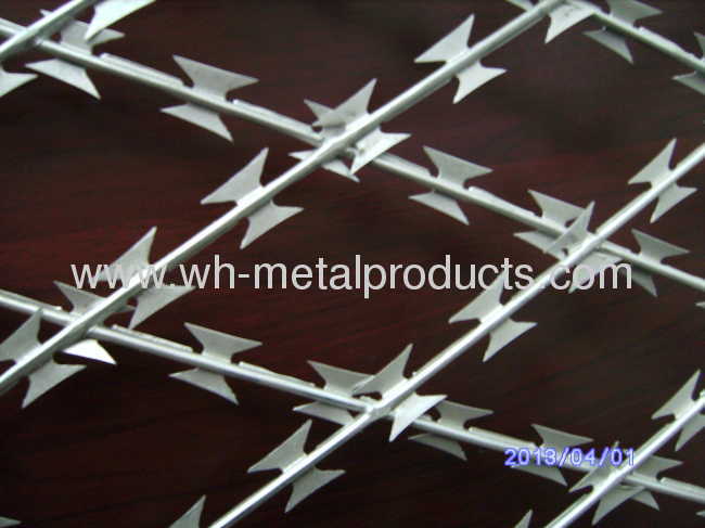 welded razor wire barrier