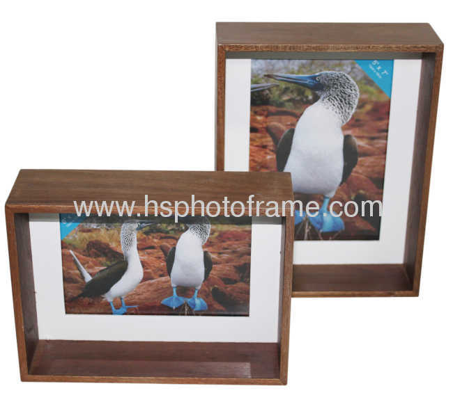 Wooden photo frame