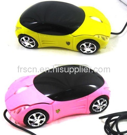 Cool LED light Ferrari car mouse 