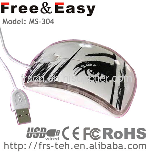 MS-304 water transferpainting mouse surface treatment wired mouse 