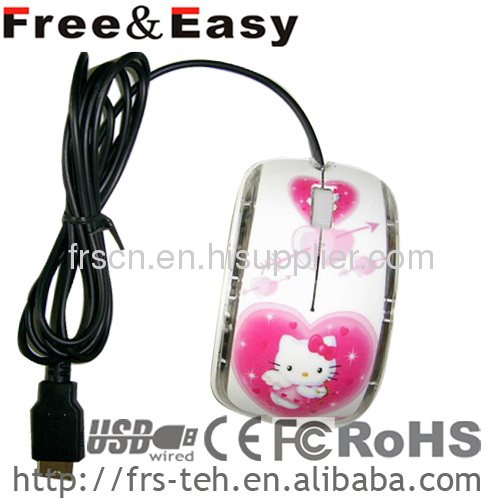 MS-304 water transferpainting mouse surface treatment wired mouse 