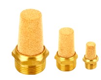 sintered silencerpneumatic mufffler bronze silencer filter element brass silencer plastic silencer SMC BSL-01