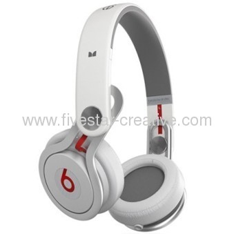 Monster Beats By Dr Dre Mixr DJ Headphone in White