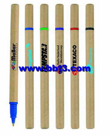 Promotional eco paper ballpen with paper cap