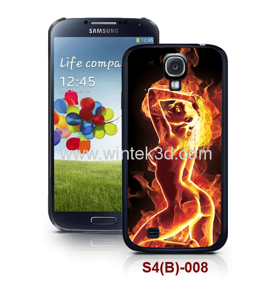 Samsung galaxy S4 3d back case,pc case,rubber coated