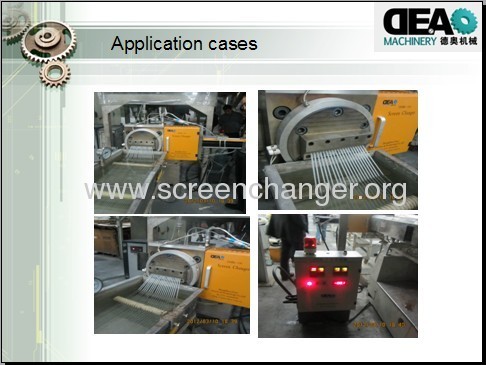New continuous screen changer for foaming products
