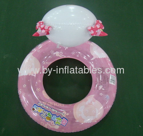 PVC inflatable cartoon swim ring