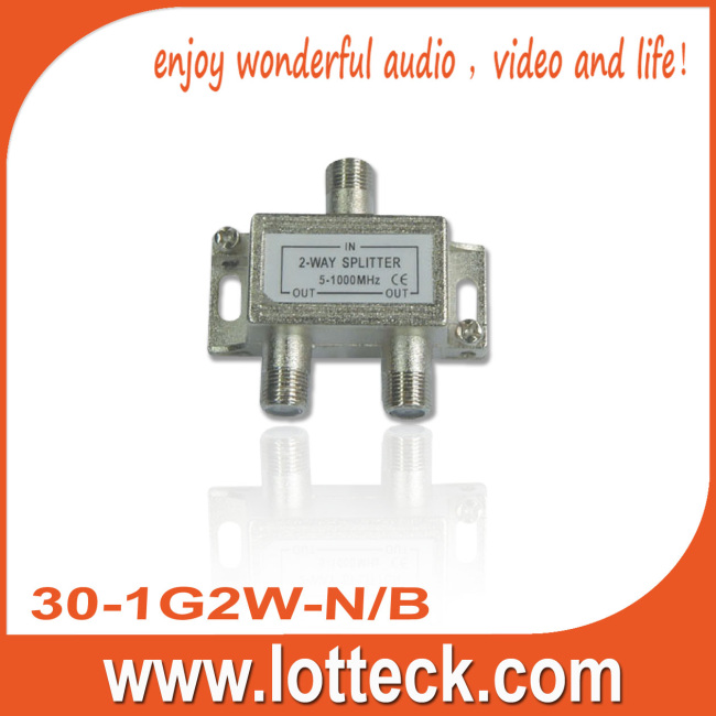 CE approved 30-1G2W-N/B 2-WAY SPLITTER