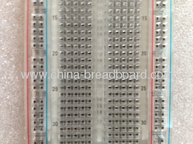 ZYJ-102 - - 830 points transparent solderless Breadboard