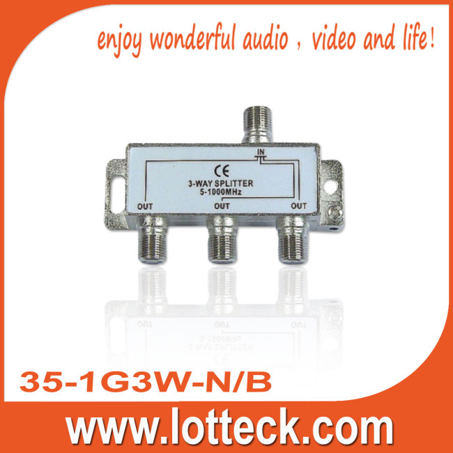 Good quality 35-1G3W-N/B 3-WAY SPLITTER