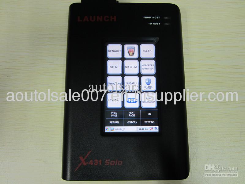 Launch X431 Solo With Red Box and Yellow Box