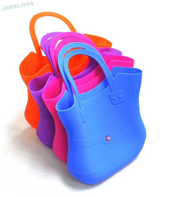 LFGB Jewelives Silicone Ladies Hand Bag