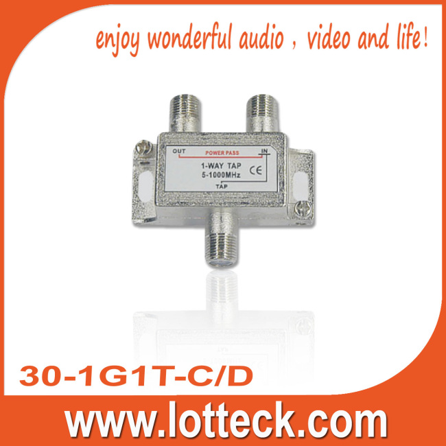 LOTTECK 30-1G1W-N/B 1-WAY SPLITTER