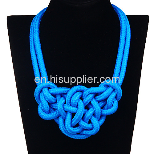 2013 Wholesale Fluorescence Rope Bib Collar Choker Necklaces For Women