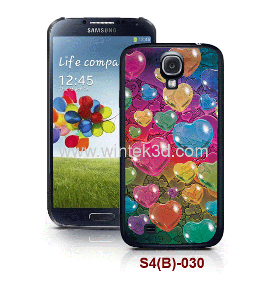 Samsung galaxy SIV back case with 3d picture,pc case rubber coated.