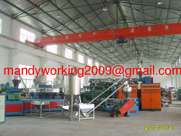 SC series PE/PP building formwork extruder