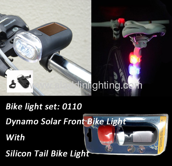 Cheap LED bike light set