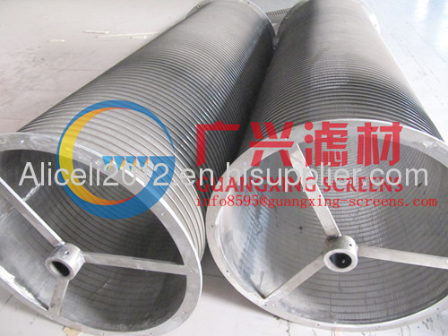 wire wrapped screen cylinder for water treatment 