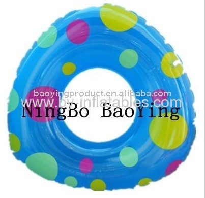 PVC inflatable swim ring for kid safety