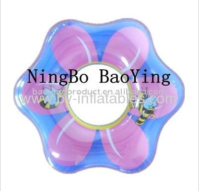 PVC inflatable kid swim ring for safety