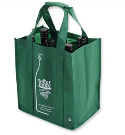 PP non woven wine tote bag 